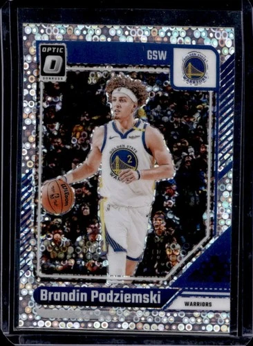 2024-25 Panini Donruss Optic Brandin Podziemski Fast Break Holo Prizm #36