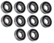  10 Each R12-2RS Sealed Radial Ball Bearing 3/4 ID X 1-5/8 OD X 7/16 Wide