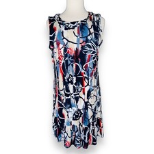 Kim Rogers Dress Large Petite Women's Multicolor N6