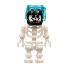 LEGO Minifigure Skeleton with Standard Skull, Black Aquaraiders II (gen031)