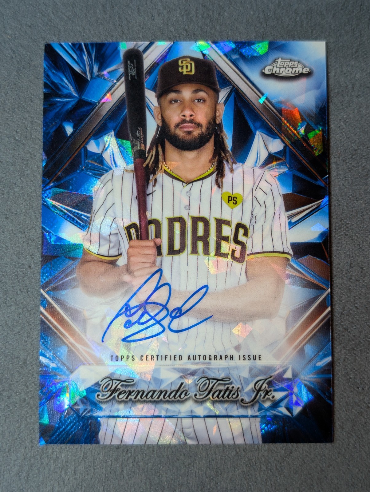 2025 Topps Chrome Sapphire Fernando Tatis Jr. Selections Auto #SSA-FT Padres