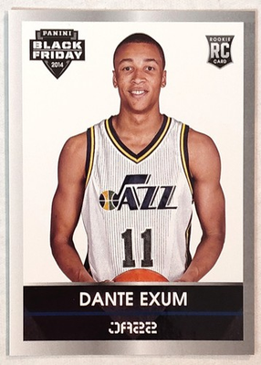 #ad 2014 Panini Black Friday Rookie Portraits Dante Exum #16 JAZZ #TakeNote $3.25