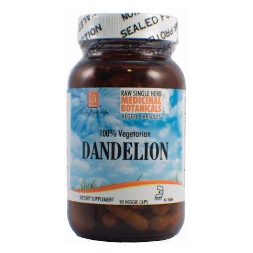 Dandelion Raw Herb 90 Veg Caps by L. A .Naturals - Photo 1/1