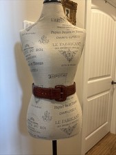 Vintage NORDSTROM Belt Sz M/30 Brown Chestnut Alligator Embossed Made In USA