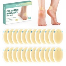 Hydrocolloid Blister Bandages Insoles - 29ct - Water Resistant Blisters Banda...