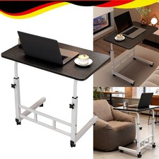 Betttisch Laptoptisch Pflegetisch mit Rollen Höhenverstellbar 60cm*40cm DHL