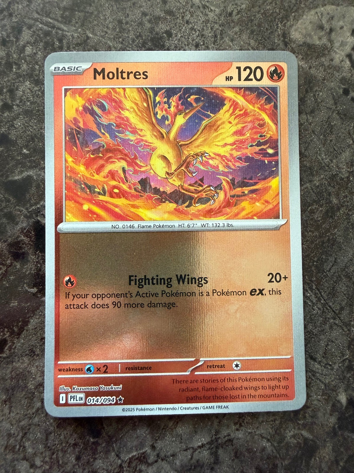 Moltres 014/094 Rare Phantasmal Flames Pokemon Reverse Holo Near Mint