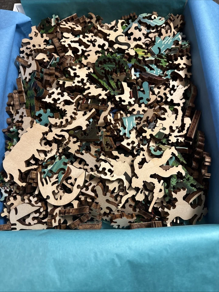 Puzzle Liberty in legno 565 pezzi, LA COSTA BASCA, Herve Baille, completo - Immagine 4 di 4