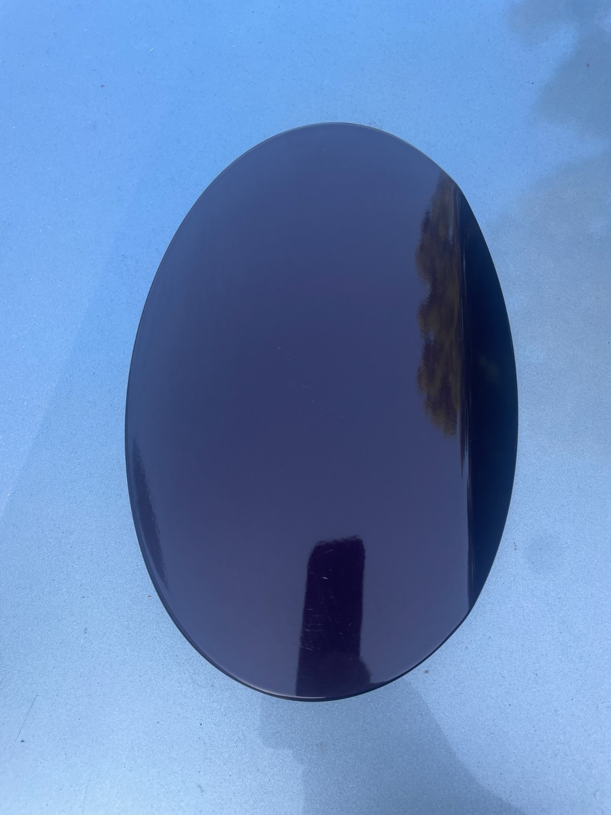 14-17 Maserati Ghibli Fuel Gas Door Filler Cap Flap Trim Cover 122 Rosso Energia