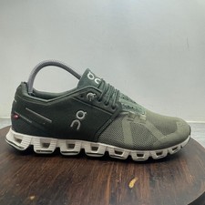 On Cloud 5 Women's Size 8 Running Shoes Green Lace Up Athletic Sneakers Comfort