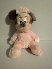 Soft Disneyland Resort Plush Minnie Mouse Baby Rattle, 10", Excellent Condition