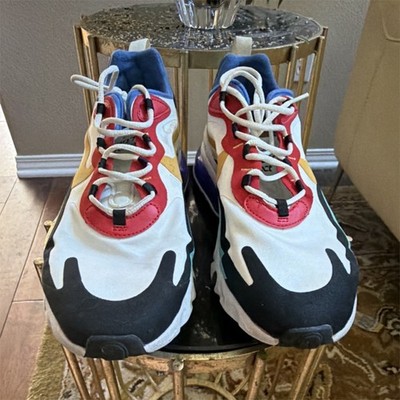Nike Air Max 270 React Bauhaus Multicolor White Red Blue Sneaker AO4971-002