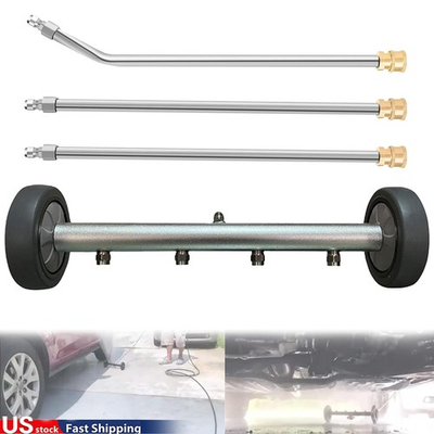 #ad 16#x27;#x27;Under Car Pressure Washer Undercarriage Cleaner with 3 Extension Rod US $37.99