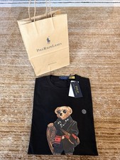 Polo Ralph Lauren Polo Bear Men's Classic-Fit T-Shirt Black, Size M
