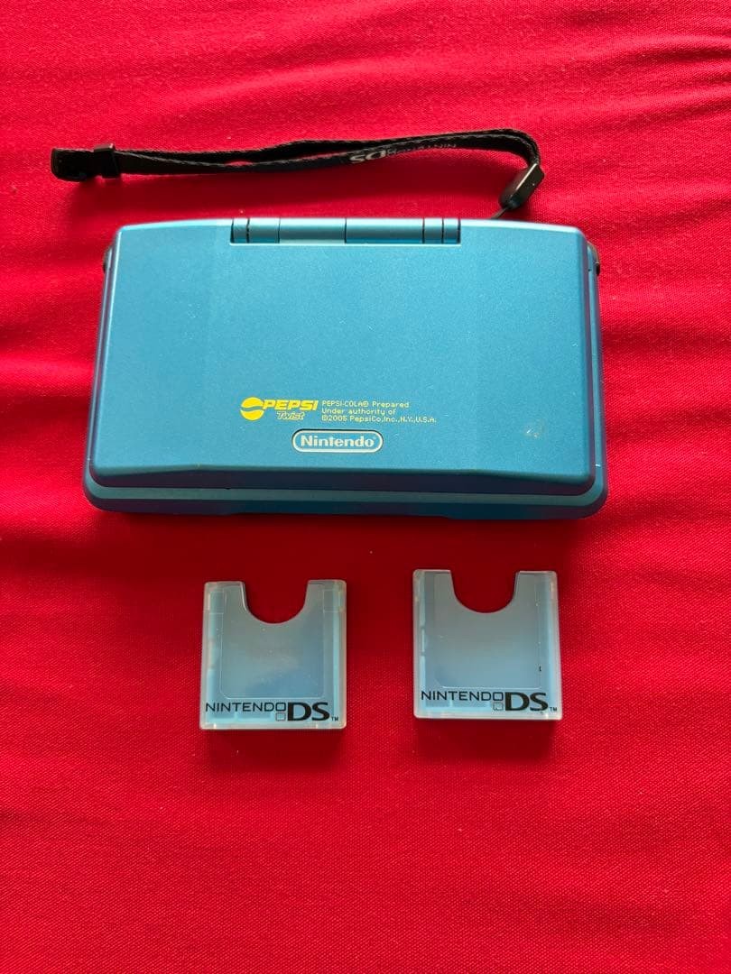 Nintendo DS Pepsi Blue Console 1000 Limited Edition Rare Used from Nintendo DS Pepsi Blue Console 1000 Limited Edition Rare Used from