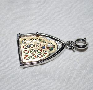 Vtg Sarah Coventry 1977 Ltd Edition Cathedral Church Stained Glass Windows Charm
