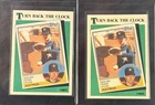 1988 TOPPS TIFFANY NOLAN RYAN TURN BACK THE CLOCK #661 LOT OF 2 CARDS