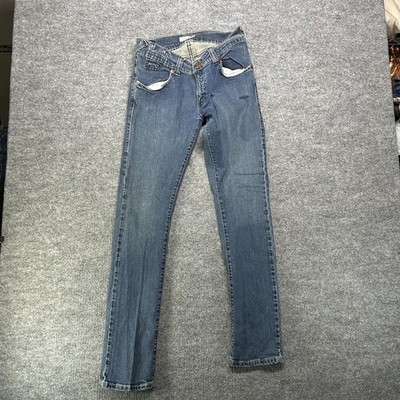 Levi s 504 Low Skinny Jeans Men's Blue Denim Pockets Classic Zip Fly - 31x33