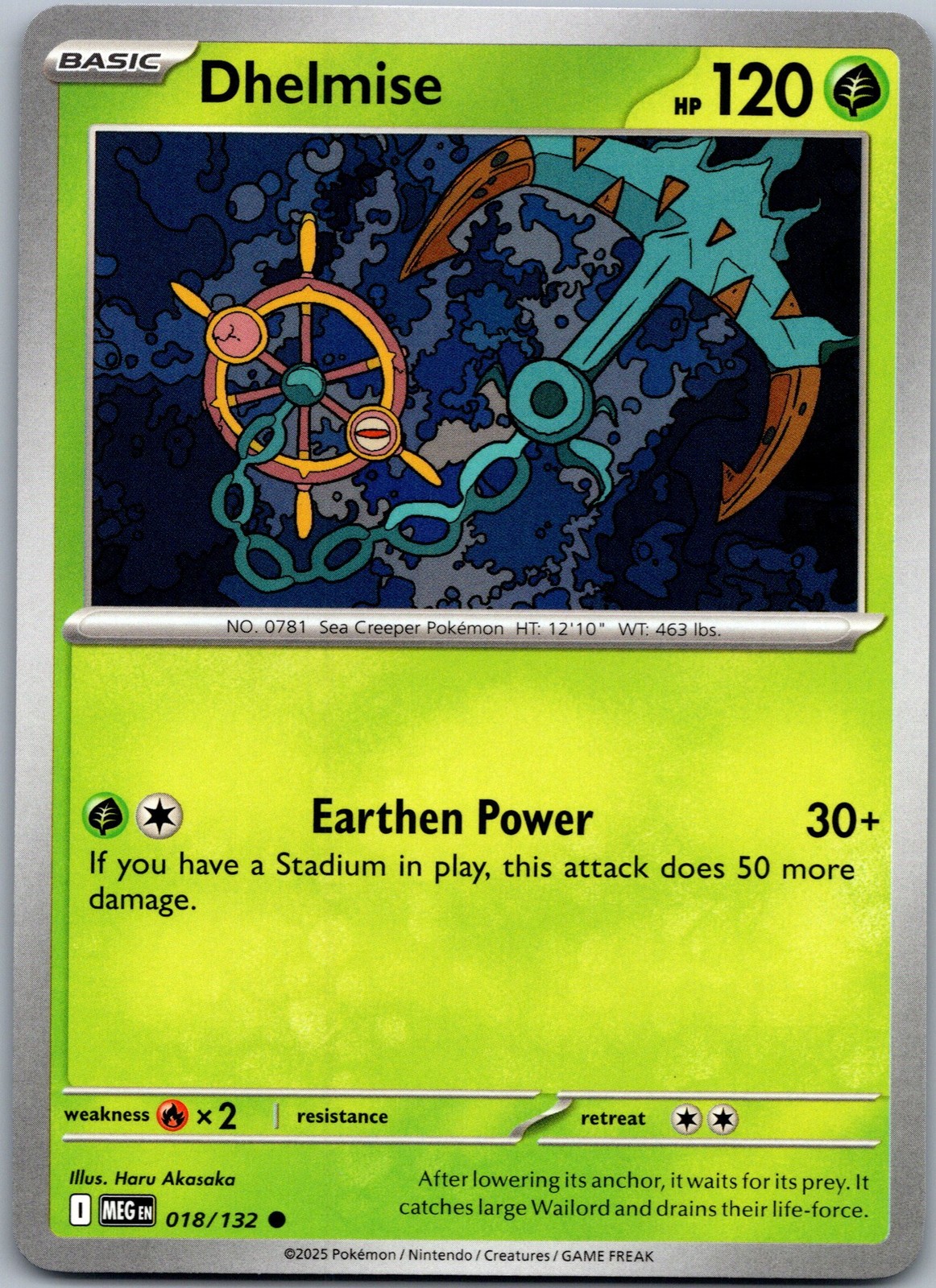 Dhelmise Normal ME01: Mega Evolution 018/132 NM