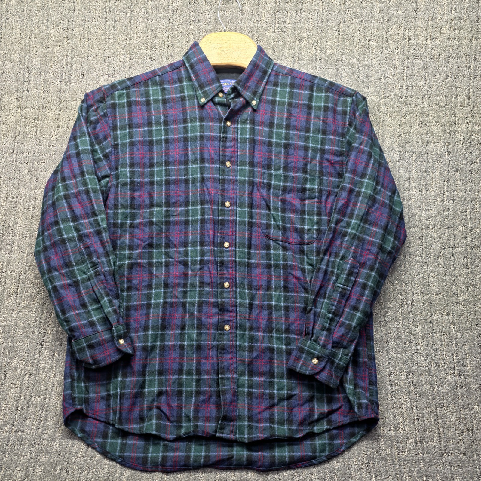 Pendleton Fireside Wool Shirt Large Button Down N… - image 1
