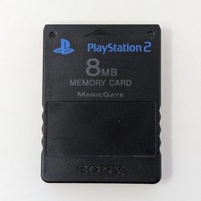 Sony PlayStation 2 PS2 8MB Memory Card MagicGate Black SCPH-10020 Official Sony