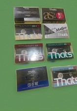 LOTTO 6 pz.  THAT'S  AUDIO CASSETTE TAPE