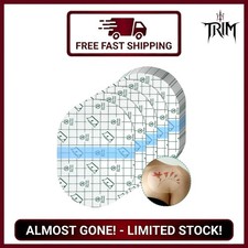 50 Pcs Waterproof Bandages 4 x 5.4 Inch Total Protection for Tattoos Skin