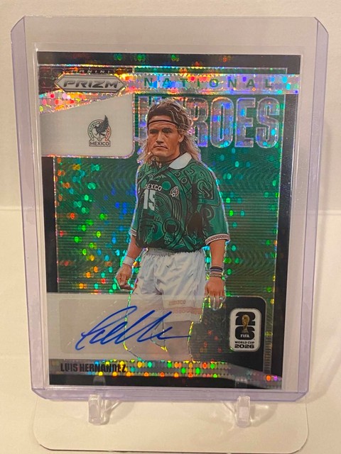 2026 Panini Prizm World Cup Luis Hernandez National Heroes Auto #1/1 Mexico