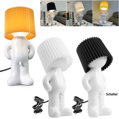 Ein Kleiner Schüchtern Mann LED Lampe Nachtlicht Steckdose Nachtlampe Tischlampe