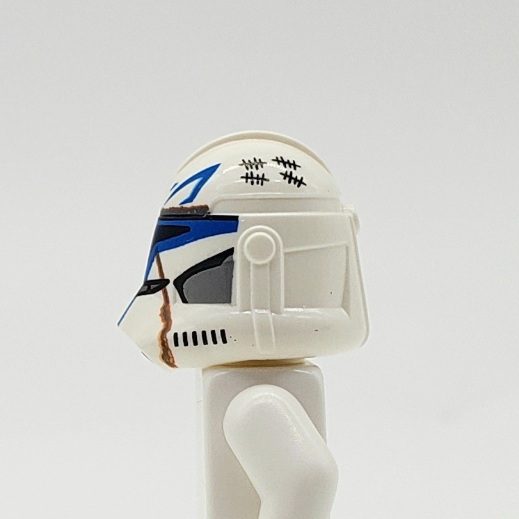 Grandpa Clone Customs Smiley Captain Rex Minifigure Helmet GCC