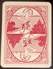 LB9 Swap Playing Cards 1 OLD WIDE ENGLISH BICYCLE CHERUB