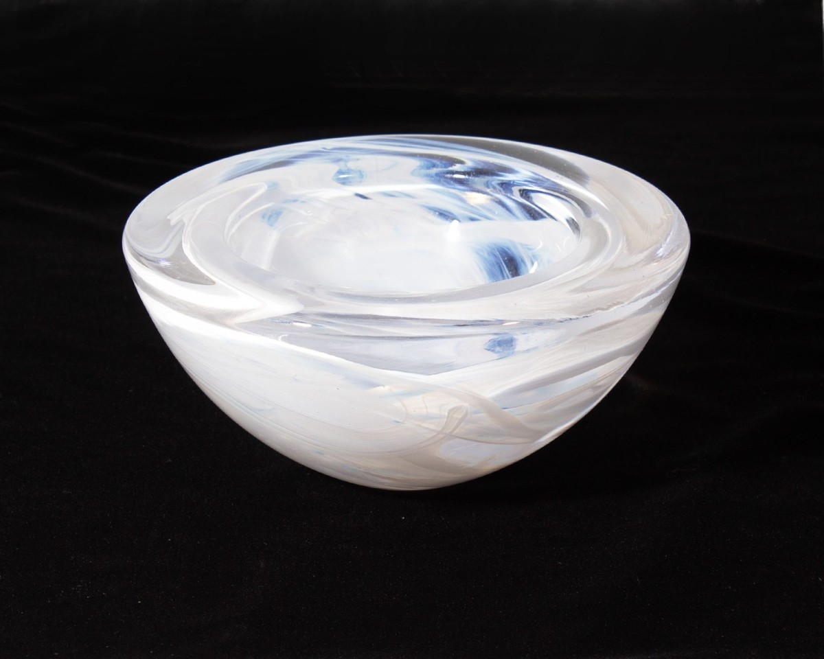 Anna Ehrner Kosta Boda “Atoll” 7” Glass Bowl | eBay
