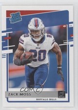 2020 Panini Donruss Rated Rookie Zack Moss #330 uk2