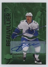 2023-24 Skybox Metal Universe Green 10/10 Anthony Beauvillier #077 Auto 0fo5