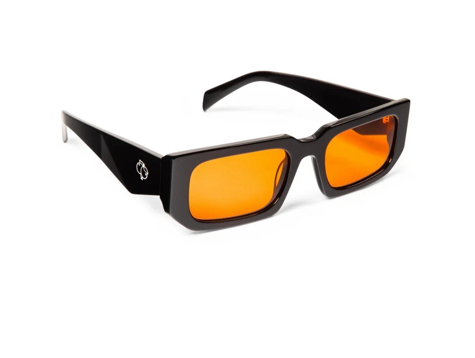 Gafas de sol unisex emocionales naranjas Foto 3 de 4