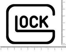 Glock Firearms Die Cut Sticker 7.5" x 5.7" Pick your color 1776