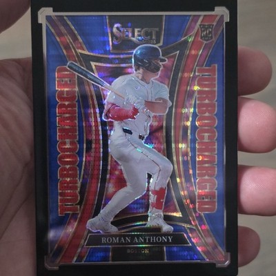 Panini 2025 Select Turbocharged Roman Anthony Blue Pulsar Prizm #13 /35 RC