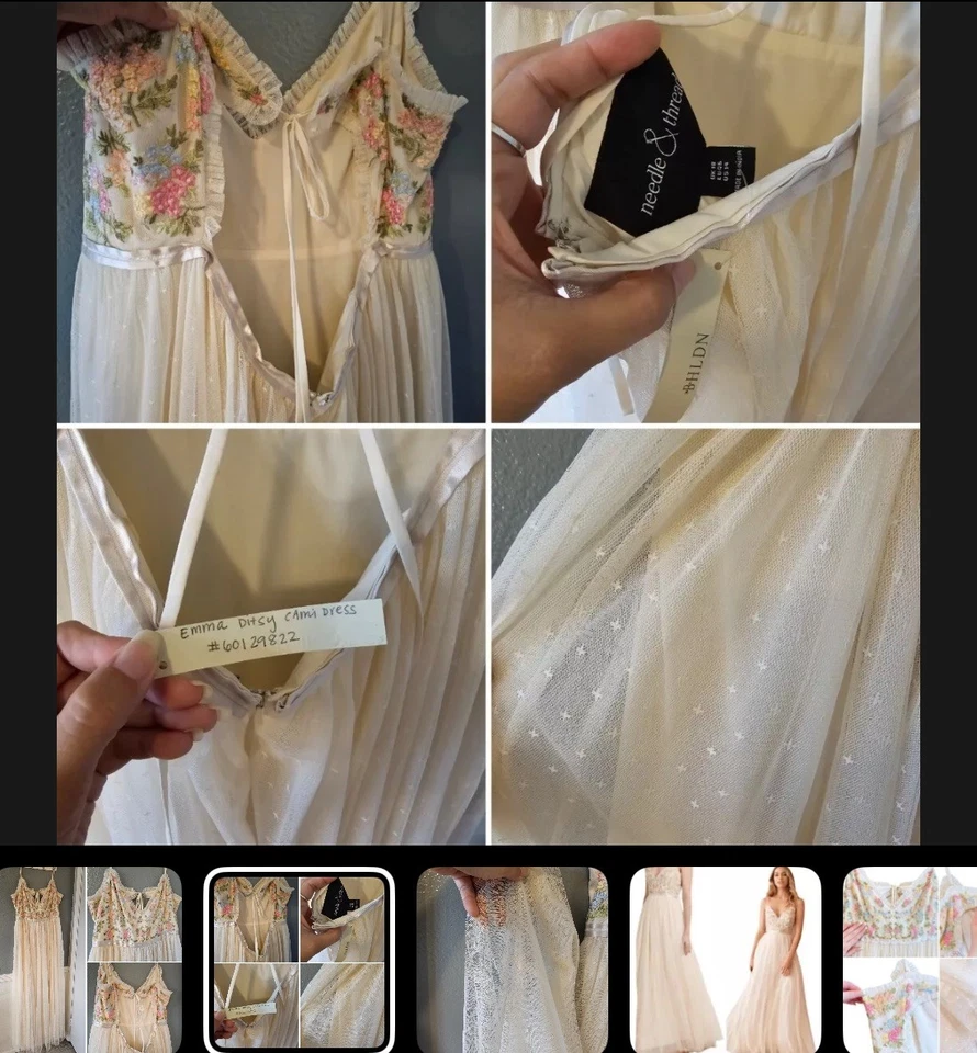 Anthropologie Wedding Dress - Image 3 of 4