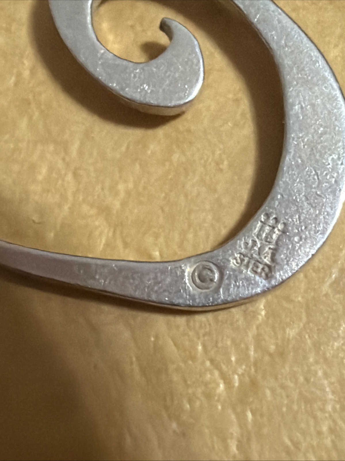 James Avery Sterling Silver Script Cursive Letter… - image 3