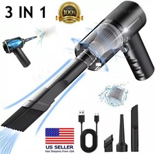 Mini Car Vacuum Cleaner Cordless Handheld Portable Rechargeable Lightweight Home