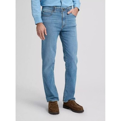 Lee Extreme Motion Herren Straight Stretch Denim Jeans August Blue W32 L32 Neu mit Etikett