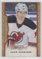 2014-15 Upper Deck Masterpieces Red Framed 29/100 Adam Henrique #84 a3q