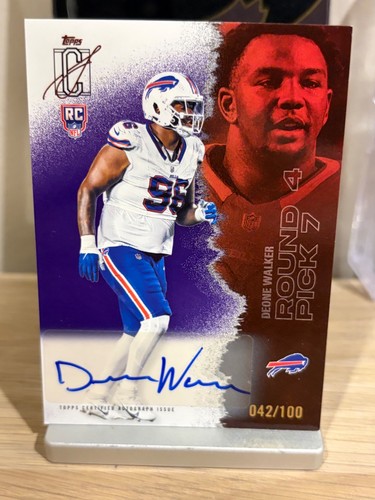 2025 Topps Signature Deone Walker Red (RAW)