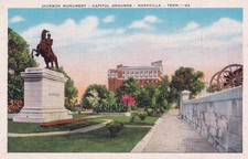 Nashville Tennessee TN Jackson Monument Capitol Grounds Postcard D58