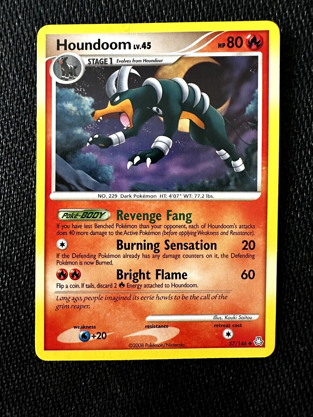 Houndoom 57/146 Legends Awakened Pokemon Card