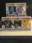 Funko Pop! Dragon Ball Z - Vegeta, Goku, Gohan, Whis & Beerus Eating Noodles Lot