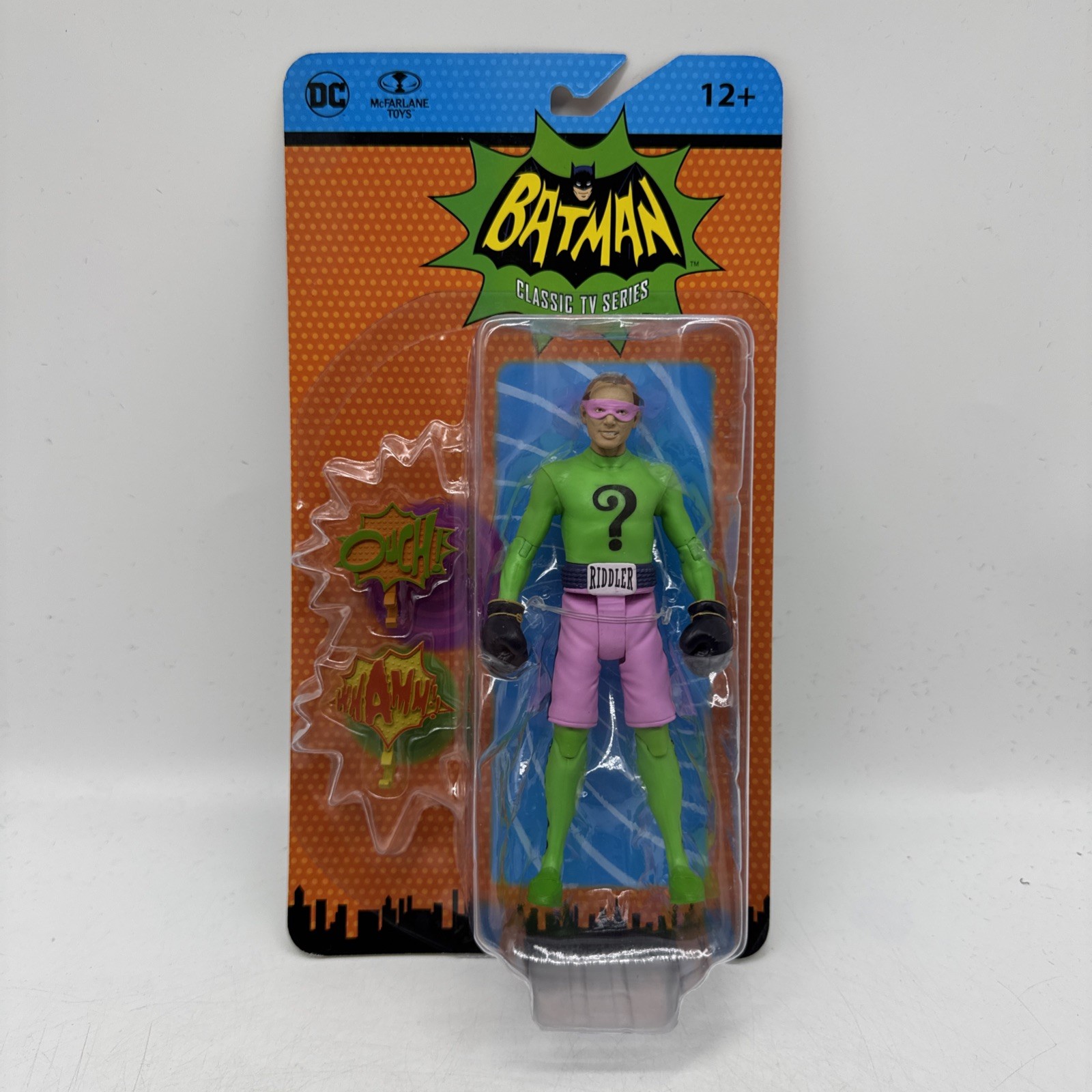 McFarlane Toys, DC Multiverse, 5-inch DC Retro Boxing Riddler Figure with Action