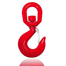 5 Ton Heavy Duty Swivel Hook,Swivel Lifting Hook with Safety Latch
