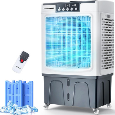Swamp Cooler, 3100 CFM Evaporative Air Cooler with 12 Gallon Tank, 120° Oscillat