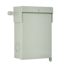 60A AC Disconnect Box Outdoor 240V Waterproof Pull Out Switch Metal HVAC Safety